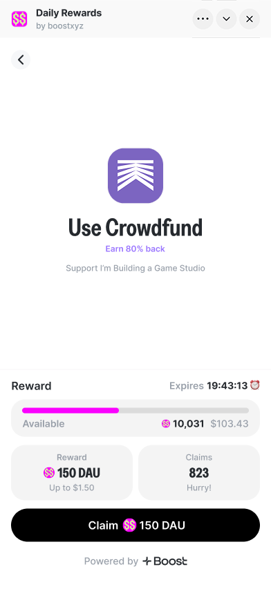 Daily Active User - Farcaster Mini Apps screenshot